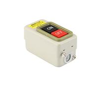 Power Control Button Switch Three-Phase Latching electronic starter Start Button Press Switch BS211B BS216 BS230 10A 380V Start Stop ON-Off (Color : BS211B)