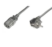 CAVO ALIMENTAZIONE MT. 0,75 SPINA TEDESCA 10/16 AMPERE 90 GRADI 250 V- PRESA IEC VDE