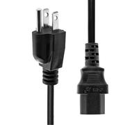 Power Cord US to C13 1M Black - Warranty: 360M NEW