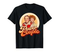 Power Couple! Funny The Ropers Romp Vintage Three's Company Maglietta