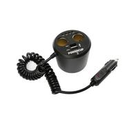 Power cup 2, multipresa con Usb e tester batteria, 12V 2 prese di corrente (max
