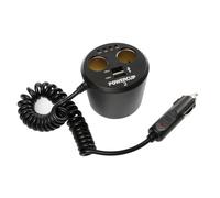 Power cup 2, multipresa con Usb e tester batteria, 12V
