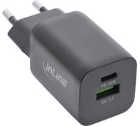 Power Delivery + Adattatore di alimentazione USB Quick Charge - 33 W - USB-A + USB-C - nero