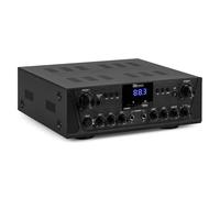 Power Dynamics Amplificatore 2x100 W Bluetooth, Radio Fm, Regolazione volume separati.
