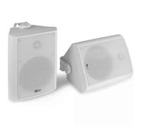 Speakerset, geschikt voor buiten - Power Dynamics BC65V witte speakerset voor 100V systemen en 8 Ohm - 150W (952.114)