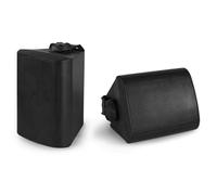 Power Dynamics BGO40 Set di Diffusori - Altoparlante a 2 Vie, Woofer da 4", Driver Tweeter da 3/4", Potenza di Picco: 100 W, Uso Interno/Esterno, Connessione Flangia, Montaggio a Parete, Nero