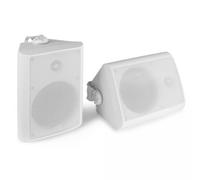 Power Dynamics BGO65 - Set di Diffusori, 2 Vie, Woofer da 6,5", Driver Tweeter da 1", 150 Watt di Picco, 45 Watt RMS, IPX5, Montaggio a Parete, Nero