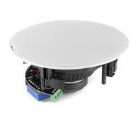 Power Dynamics FCS6 - Altoparlante da soffitto, consegnato all'unità, 6,25" 100 V/8 Ohm, design elegante, colore bianco, 242 x 242 x 100 mm