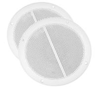 Power Dynamics MS65 Set di altoparlanti impermeabili | Grado di protezione: IPX5 | 100 watt max. | 30 watt RMS | 6.5" woofer | 2" tweeter | bianco