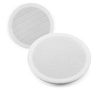 Power Dynamics MSLP65 - Coppia di altoparlanti impermeabili passivi per bagno da 6 pollici, 100 watt, 8 Ohm, IPX5, ideali per trasmettere musica d'atmosfera e radio