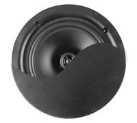 Power Dynamics NCSP6B - Altoparlante da soffitto, 100 V, 6,5 pollici, 30 Watt, nero, griglia metallica, altoparlante con sistema di fissaggio rapido, ideale per installazione pubblica indirizzo
