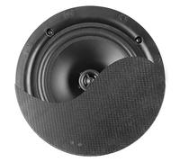 Power Dynamics NCSS6B - Altoparlante da soffitto, 100 V, 6,5 pollici, 30 Watt, nero, 8 Ohm, griglia metallica, altoparlante con sistema di fissaggio rapido, ideale per l'installazione pubblica