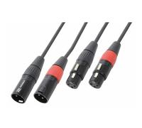 Power dynamics - PD connex - Signal Cable Balanced 0.5m 2 x XLR(male) - 2 x XLR (female)