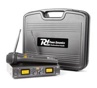 Power Dynamics Sistema radiomicrofoni PD781 doppio, 8 canali UHF, 2 LCD, custodia