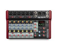 Power Dynamics PDM-Y801 - Mixer audio a 8 canali di alta qualità, Bluetooth, 48 V Phantom Power, Soundboard PC, USB MP3, registrazioni, 99 effetti DSP, 24 bit, 48 kHz, jack XLRY