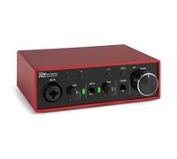 Power Dynamics PDX11 - Interfaccia audio USB - Alimentazione phantom 48 V, cavo USB-C incluso, 2 ingressi Micros/strumenti, 1 uscita cuffie, ideale per musicisti, compositori e Home Studio