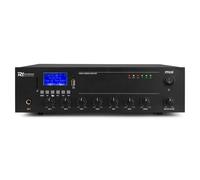 AMPLIFICATORE 100V IBRIDO 8 OHM FILODIFFUSIONE LINEA BLUETOOTH + USB + TELECOM.