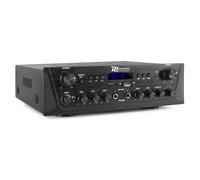 Power Dynamics Amplificatore 2x100 W Bluetooth, Radio Fm, Regolazione volume separati.