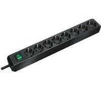 Brennenstuhl Eco-L 8 Way Split Sw 3m BK