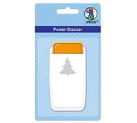 Power, fustella per albero di Natale, dimensioni circa 2,5 cm, adatta per molti materiali come sughero, cartone, gomma espansa, pellicole e plastica, con dispositivo di chiusura per risparmiare spazio