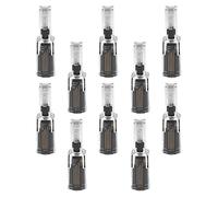 Power Gear Districatore per cavo telefonico, 10 pezzi, rotazione a 360 gradi, senza grovigli, da collegare al telefono fisso, per uso in casa o in ufficio, tutte le marche, nero, 52230