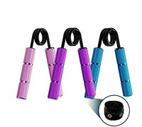 Power Gripper Metal Series - Grado professionale - Scegli uno dei nostri 8 diversi livelli di resistenza (22,7 kg - 181,4 kg) per allenamento di presa, polso e braccia (confezione da 3 pezzi (50, 100