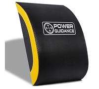 POWER GUIDANCE addominale tappetini per il fitness - addominali e core Trainer Mat per gamma completa di movimento Ab allenamenti (Nero, #1)