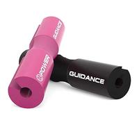 POWER GUIDANCE Barbell Squat Pad - Neck & Shoulder Pad di Protezione - Grande per Squat, affondi, slanci Hip, Sollevamento Pesi e Altro - Montare 50mm Sbarre Olimpici Perfectly (* Rosa)