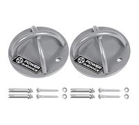 POWER GUIDANCE Hook - Gancio da parete per ancoraggio al soffitto, per cinghie di sospensione, anelli da ginnastica, yoga e amaca, resistenza e battaglia (Argento (2 pezzi))