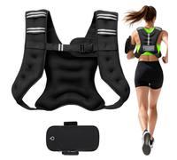 POWER GUIDANCE Weight Vest for Strength Training, Chest Size Adjustable, Practical Bag, Filled with Iron Sand, Ideal for Gym Workouts, Yoga Training and Aerobic Exercises (8lb/3.6kg)