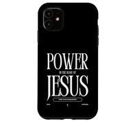 Power In The Name Of Jesus More Than Conquerors Fear Nothing Custodia per iPhone 11