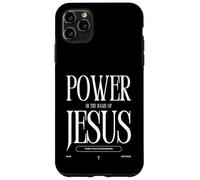 Power In The Name Of Jesus More Than Conquerors Fear Nothing Custodia per iPhone 11 Pro Max