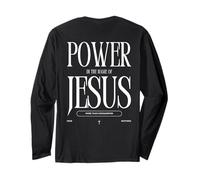Power in The Name of Jesus More Than Conquerors Fear Nothing Maglia a Manica