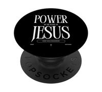 Power In The Name Of Jesus More Than Conquerors Fear Nothing PopSockets PopGrip Adesivo