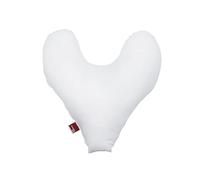 POWER INN Cuscino per il petto Hope ca. 32x34cm | Cuscino a cuore come sollievo dal dolore dopo mastectomia | morbido cuscino per avambraccio o ascella | 100% cotone (Bianco, Cotone)