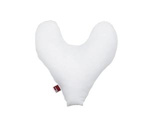 POWER INN Cuscino per il petto Hope ca. 32x34cm | Cuscino a cuore come sollievo dal dolore dopo mastectomia | morbido cuscino per avambraccio o ascella | 100% cotone (Bianco, Cotone)