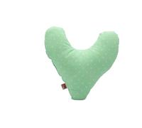 POWER INN Cuscino per petto Hope, circa 32 x 34 cm, per alleviare il dolore dopo mastectomia, morbido cuscino per avambraccio o ascelle, 100% cotone (verde menta)