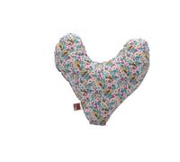 POWER INN Cuscino per petto Hope, circa 32 x 34 cm, per alleviare il dolore dopo mastectomia, morbido cuscino per avambraccio o ascelle, 100% cotone (rosa - fiori)