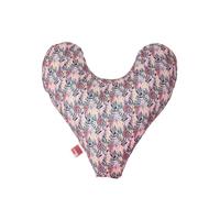 POWER INN Hope - Cuscino a forma di cuore per alleviare il dolore dopo la mastectomia, morbido cuscino per avambracci o ascelle, in cotone, patchwork, rosa con fiori