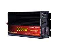 Power Inverter 3000W 4000W 5000W DC 12V 24V A AC 220V Per Auto Inverter A Onda Sinusoidale Pura Trasformatore Tensione Convertitore Potenza Inverter Solare LCD Dis Invertitore(5000W-24V)