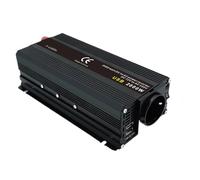 Power Inverter Adattatore Convertitore Caricabatteria Per Inverter Portatile Per Auto 1500 W/2000 W CC 12 V A CA 220 V Con Presa Universale UE Accessori Per Auto(2000W EU Black)