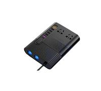 Power Inverter Adattatore Inverter Per Alimentatore Accendisigari Da 200 W 12 V/24 V A 220 V Con Caricatore USB QC 3.0 A 4 Porte Ricarica Rapida(N1-2)