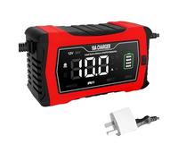 Power Inverter Caricabatterie Per 10A/20A 12V 24V Caricabatterie A Impulsi Completamente Automatico Per Manutenzione Batterie Al Litio Lifepo4 AGM Al Piombo-acido(10A Red -AU Plug)