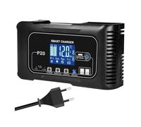 Power Inverter Caricabatterie Per 10A/20A 12V 24V Caricabatterie A Impulsi Completamente Automatico Per Manutenzione Batterie Al Litio Lifepo4 AGM Al Piombo-acido(20A Charger-EU Plug)