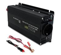 Power Inverter Convertitore Bordo DC12V A AC220V Inverter Per Auto 1500W 2000W 2600W Alimentazione Elettrica Mobile Portatile Invertitore(2000W peak EU)