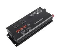Power Inverter, convertitore da 4000W 12V a 110V per auto Power Inverter con display LCD Porta USB Accendisigari