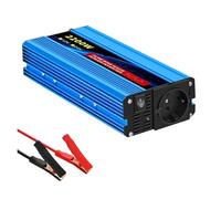 Power Inverter Convertitore Potenza Inverter 1600W/2200W/3000W/4000W DC 12V/24V A AC 220V 50hz Adattatore Convertitore Caricabatteria Presa UE A Onda Sinusoidale Pura Invertitore(12V 2200W EU)