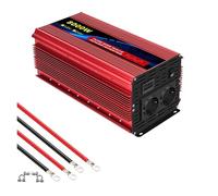 Power Inverter Convertitore Potenza Inverter Onda Sinusoidale Pura Adattatore Caricabatterie Presa UE DC 12V/24V A AC 220V 50Hz 8000W/12000W Invertitore(24V 8000W 220V EU)