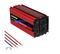 Power Inverter Convertitore Potenza Inverter Onda Sinusoidale Pura Adattatore Caricabatterie Presa UE DC 12V/24V A AC 220V 50Hz 8000W/12000W Invertitore(24V 12000W 220V EU)