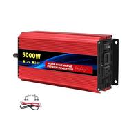 Power Inverter Convertitore Tensione Portatile Da 12V/24V A CA 110V 60Hz Per Inverter A Onda Sinusoidale Pura Convertitore Potenza Auto 1600W-10000W Con Display A LED Invertitore(12V 110V 5000W 60HZ)
